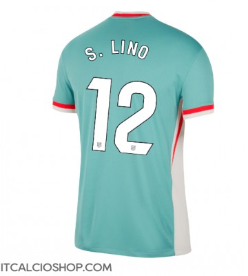 Atletico Madrid Samuel Lino #12 Seconda Maglia 2024-25 Manica Corta